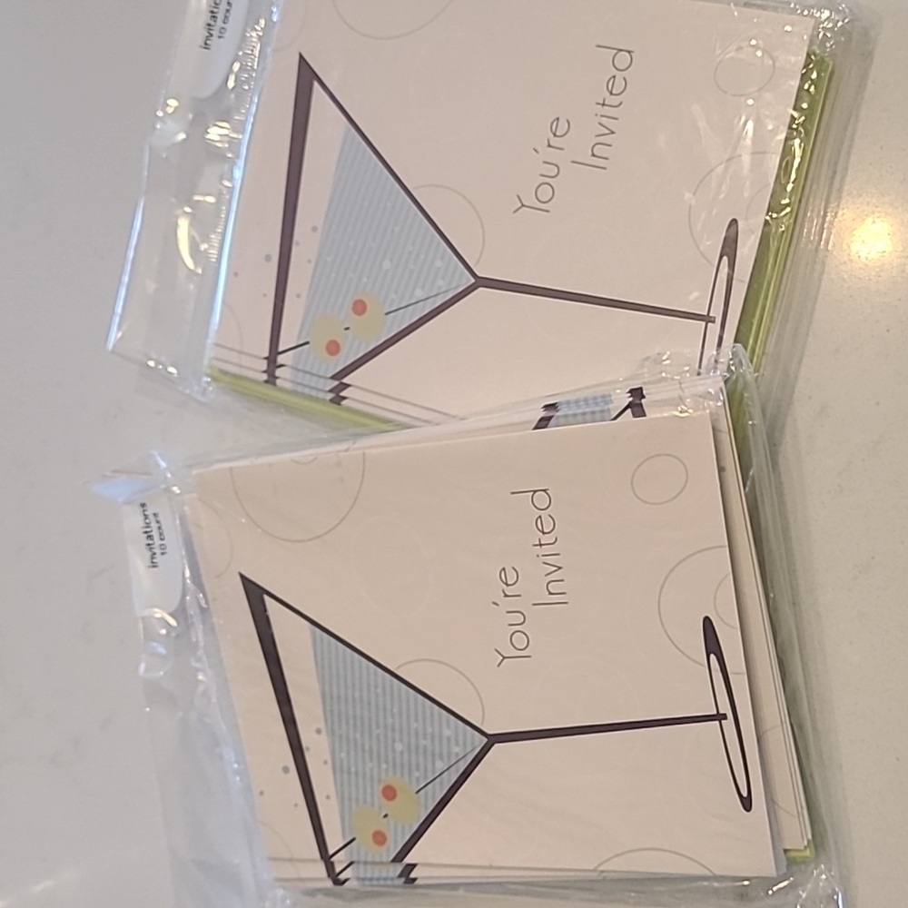 New American Greetings Martini Party Invitations - Picture 4 of 4